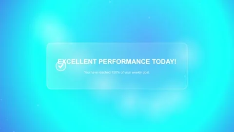 Vibrant cyan blue gradient background for abstract creative presentation Stock Footage 344639453