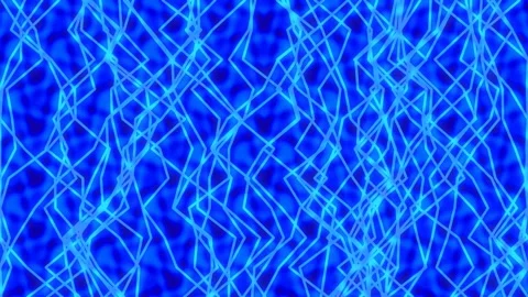 Vibrant cyan digital abstract background: Futuristic energy tech wave loop Stock Footage 336505992