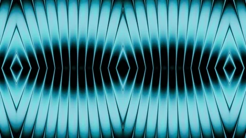 Vibrant Cyan Gradient Geometric Art for Futuristic Tech VJ Loops Video stock 334408735
