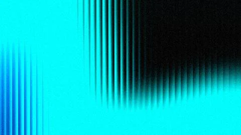Vibrant cyan light blue gradient on ribbed glass surface, abstract grainy n.. Stock Illustration