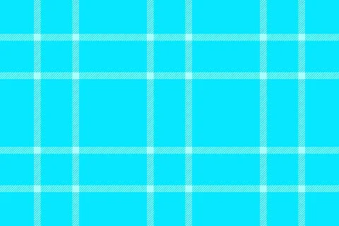 This vibrant cyan plaid pattern features a seamless vector design with inters Stockillustratie