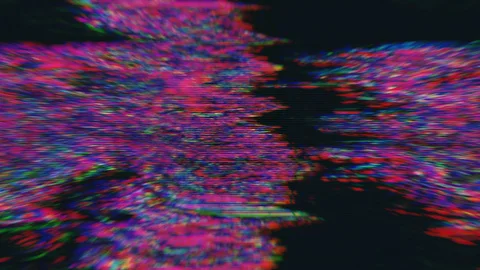 Vibrant data error neon sci-fi shimmering background. 스톡 동영상 124468790