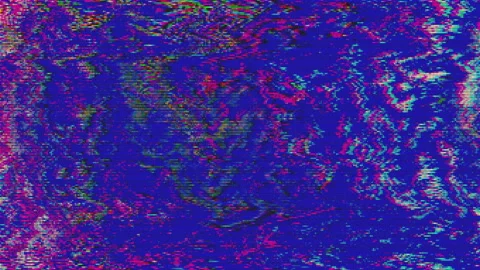 Vibrant data error shimmering cyberpunk holographic background. Video stock 150832211