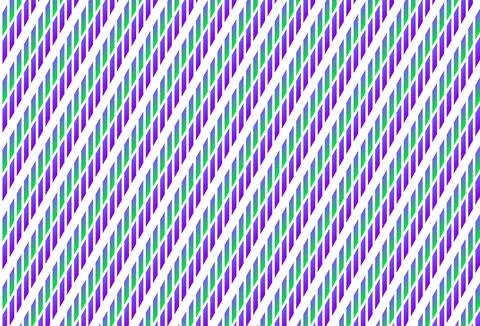 Vibrant Diagonal Geometric Pattern Background With Purple And Green Repeati.. 库存插图