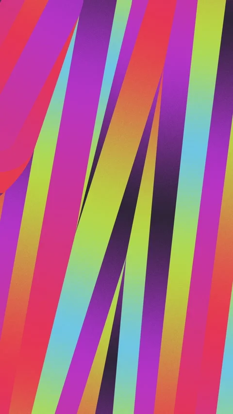 Vibrant Diagonal Gradient Lines Vertical Loop Stock Footage 339596898