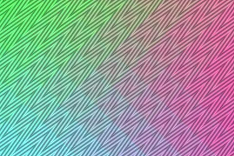 Vibrant diagonal line texture blends green cyan gray and pink tones into a 库存插图