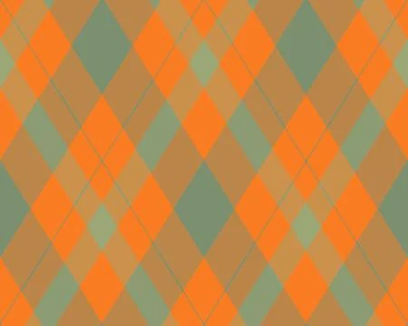 Vibrant diagonal plaid pattern in autumnal hues.  Perfect for website backgro Illustrazione stock