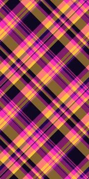 Vibrant diagonal plaid pattern in pink, gold, and purple.  Perfect for textil Stockillustratie