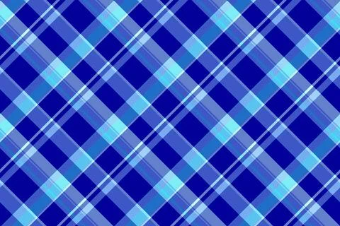 Vibrant diagonal plaid pattern in shades of blue. Perfect for textile design, 스톡 일러스트