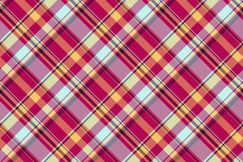Vibrant diagonal plaid pattern in warm tones.  Perfect for textile designs, w 스톡 일러스트
