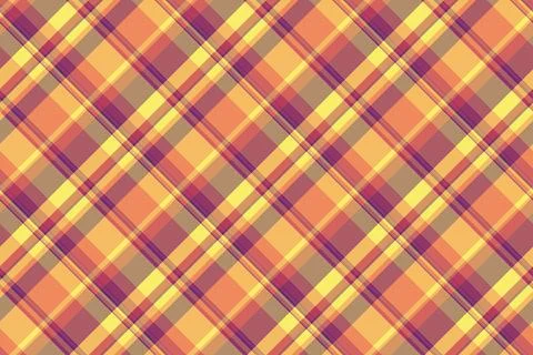 Vibrant diagonal plaid pattern in warm autumnal hues. Perfect for textile d.. Stockillustratie