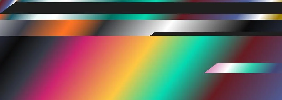 Vibrant diagonal rainbow gradient sweep, geometric gradation abstract background 스톡 일러스트