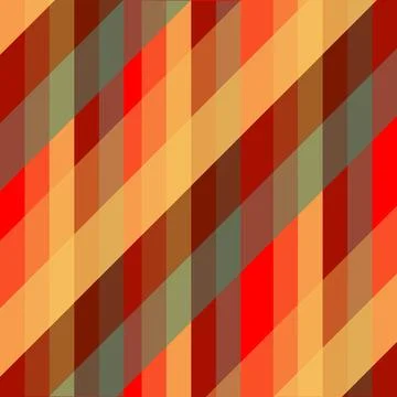 Vibrant diagonal striped pattern in red, orange, and green hues Stock Illustration