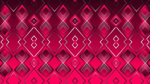 Vibrant Diamond-Patterned Abstract Background in Gradient Shades of Red and.. Stock Illustration