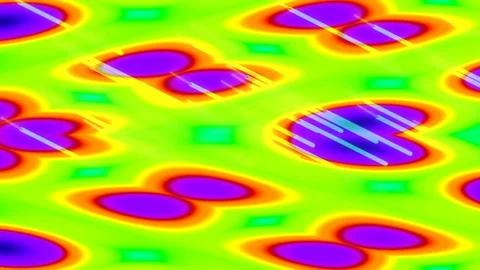 Vibrant digital abstract pattern with neon geometric curves and glowing blu.. Stock Footage 339785552