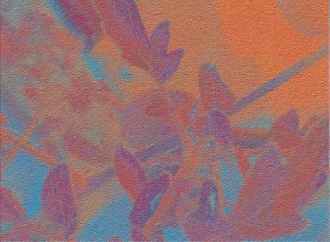 Vibrant digital backdrop featuring a gritty, rough texture overlay with a c.. Stock Illustration