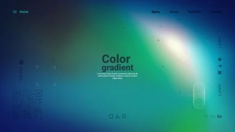 Vibrant digital color gradient showcasing various shades and patterns for a.. 库存插图