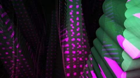 Vibrant digital light technology background. Stock Footage 335116555