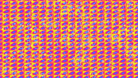 Vibrant Digital Mosaic Repeating Pattern Seamless Abstract Background Textu.. Stock Footage 336882154