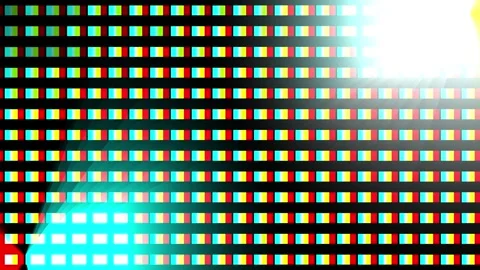 Vibrant digital pattern with colorful squares and gradient effect Stock Footage 329290678