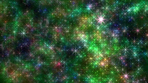 Vibrant digital starry pattern in space Stock Footage 303538172