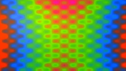 Vibrant digital wave background: abstract psychedelic color gradient animatio Stock Footage 336535337