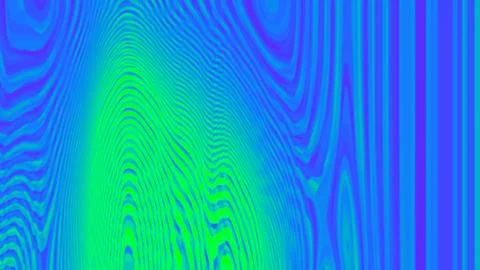 Vibrant digital waves ripple across a glowing blue-green Stock Illustration