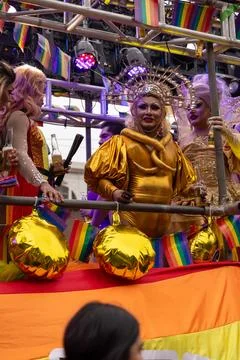 Vibrant Display of Pride Stock Photos