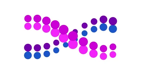 Vibrant DNA Visualization Stock Footage 335624476