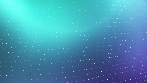 Vibrant dots and particles wave animation, flowing in smooth transitions Video stock 301740533