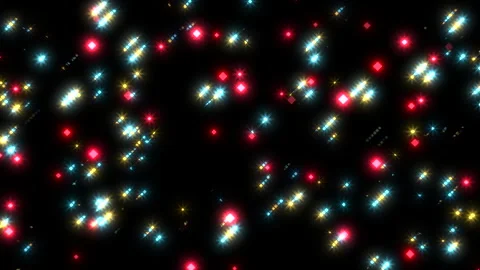 Vibrant dotted pattern on black background for web design and art projects Stock Footage 278071062