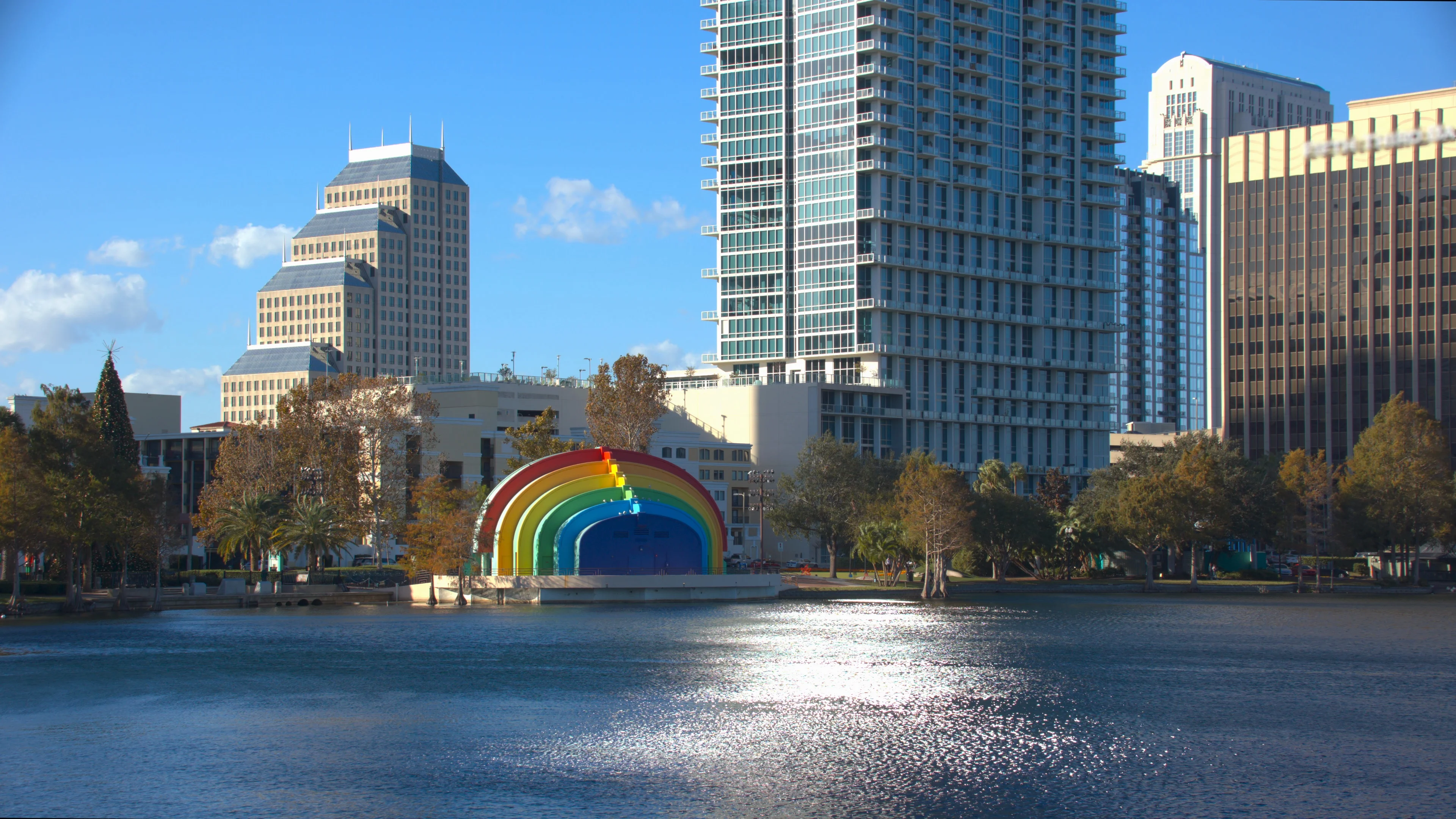 Orlando,FL Florida, SCENE on Lake Eola, The City Beautiful