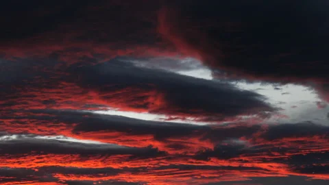 VIBRANT DRAMATIC SUNSET OVER BOULDER CITY NEVADA 002 Stock Footage 168916118