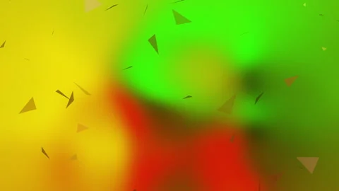 Vibrant, dynamic blurred background with green, yellow, and red black Stock Footage 337052509