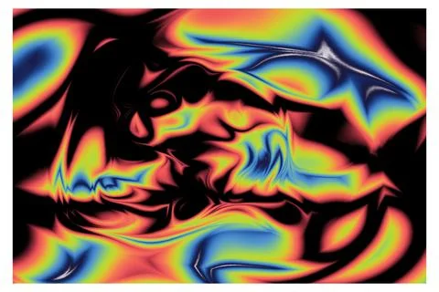 Vibrant dynamic visual Stock Illustration