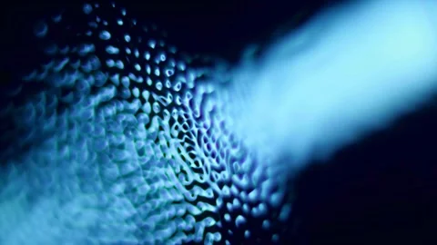 Vibrant effect liquid on surface water. Ripple and reflection aqua. Hypnotic Stock Footage 255197964