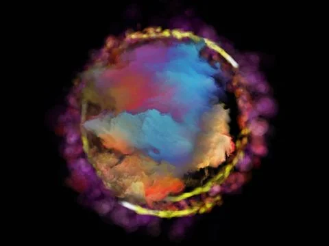 Vibrant Elements Stockillustratie