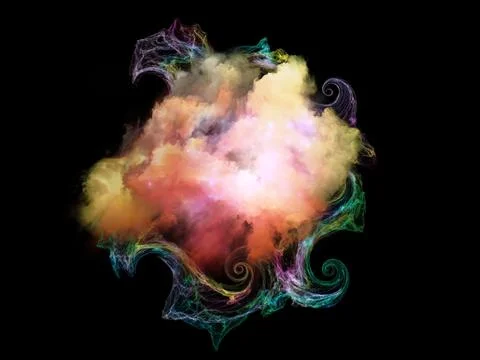 Vibrant Elements Stock Illustration