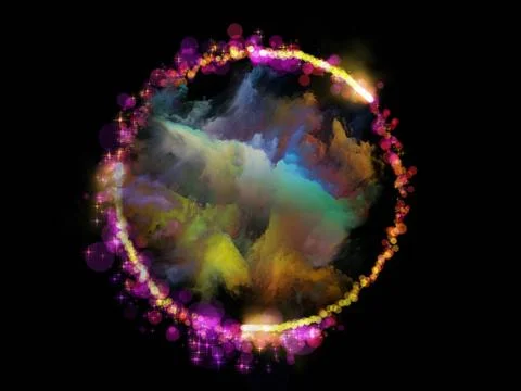 Vibrant Elements Stock Illustration