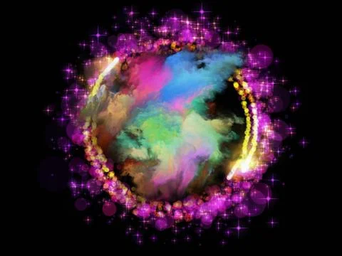 Vibrant Elements Stockillustratie