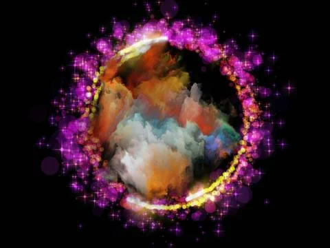 Vibrant Elements Stockillustratie