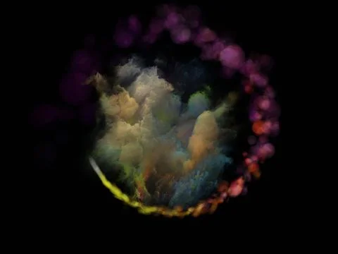 Vibrant Elements Stockillustratie