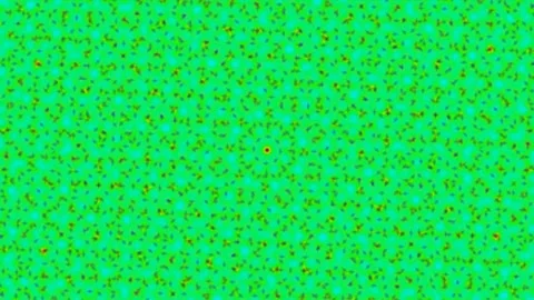 Vibrant emerald dot particle wave seamless background texture loop Stock Footage 336507897