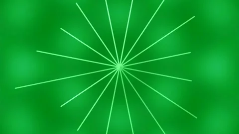 Vibrant emerald glow abstract background with geometric radial line pattern. Stock Footage 339776646