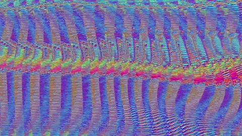 Vibrant error data shimmering sci-fi holographic background. Video stock 153291820