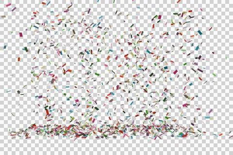 A vibrant explosion of multicolored, small, rectangular shapes Stockfoto's