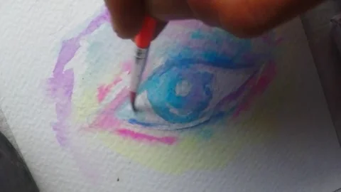 Vibrant eye Stock Footage 289775509