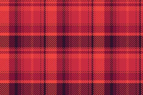 Vibrant fabric design built on a classic tartan grid and a woven fabric eff.. Stock Illustration