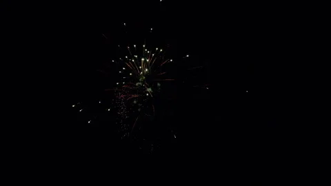 Vibrant fireworks display celebrating a special night event. Stock Footage 326323720