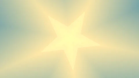 Vibrant Five Pointed Star Animation Stock Footage 291073775